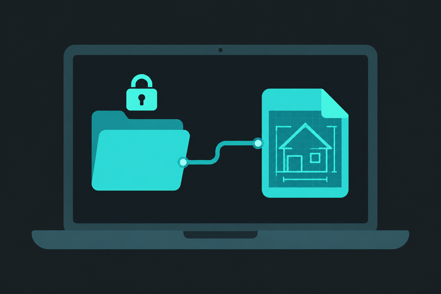Local DWG files stay on your device