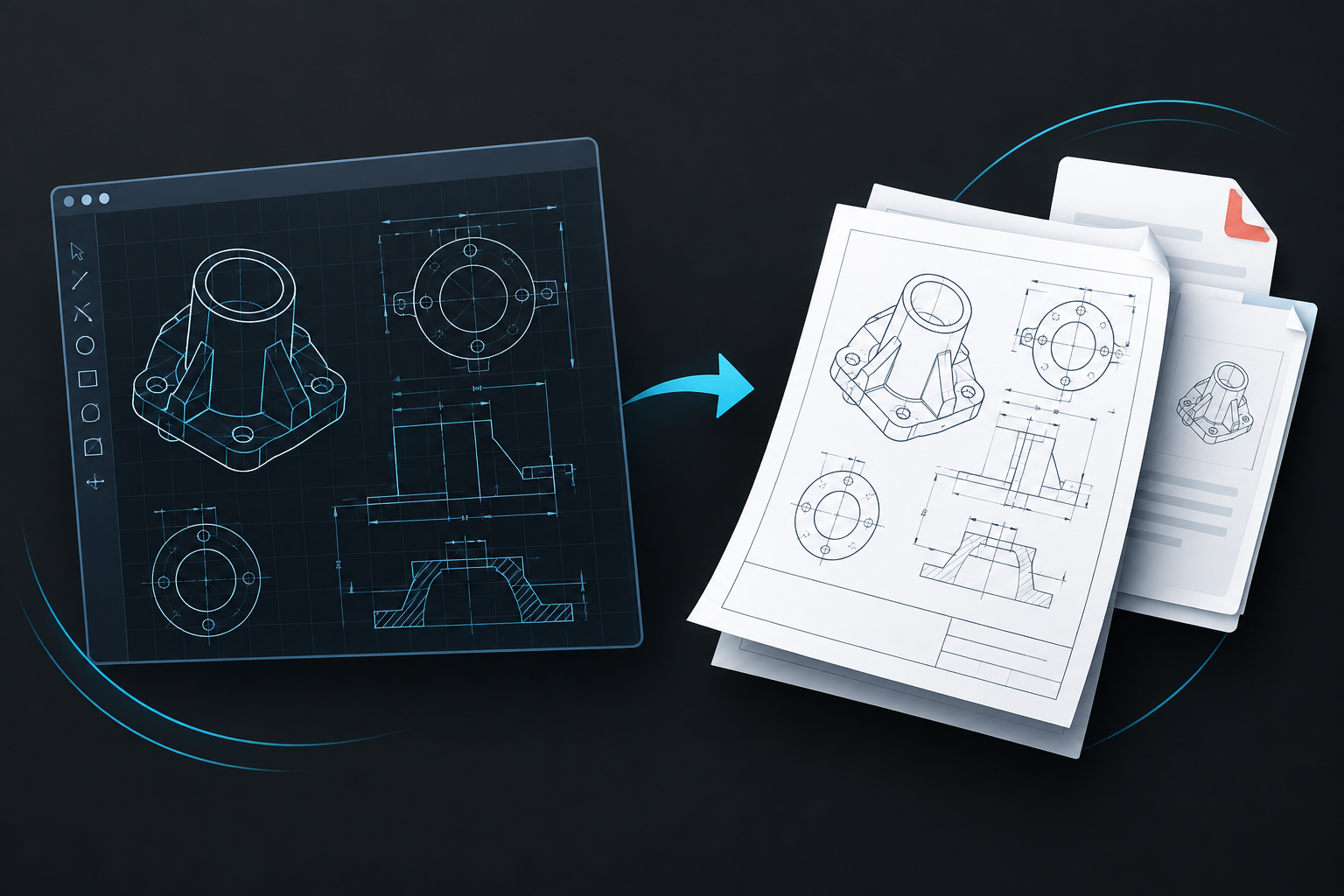 Print and export CAD drawings